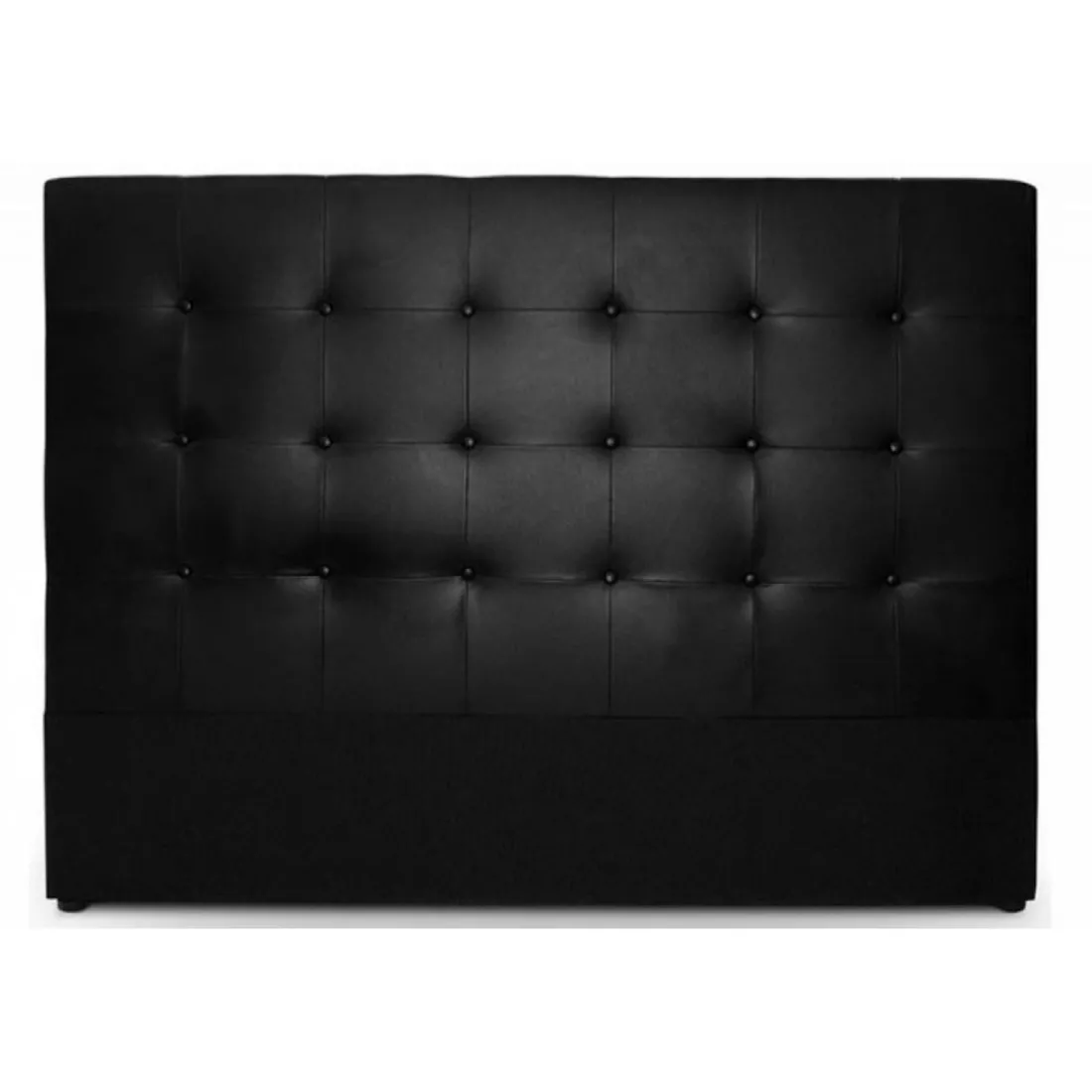 Tête de Lit Capitonnée 160 Cm Cocoon Noir