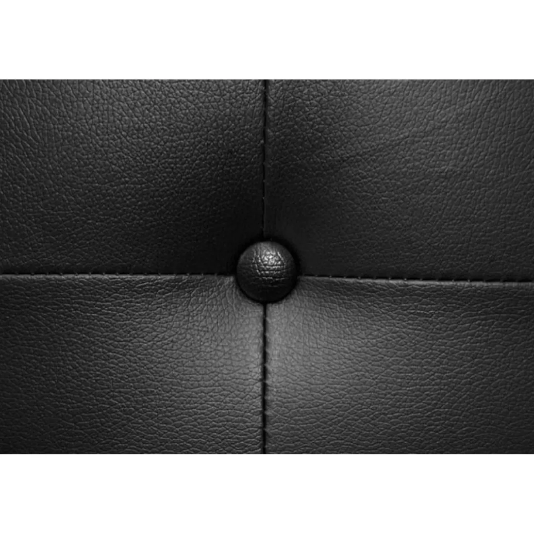 Tête de Lit Capitonnée 160 Cm Cocoon Noir