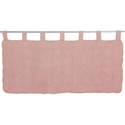 Tête de lit en boutis uni coton Becquet - Rose