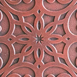 Tête de lit style oriental bois sculpté Linium Cuivre