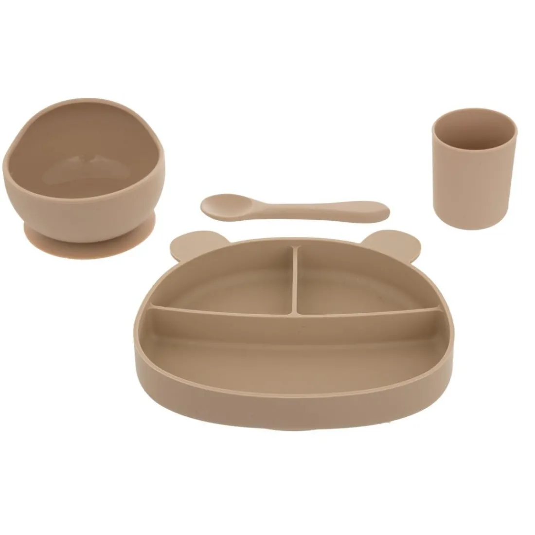 Vaisselle Yum 4 pièces ocre