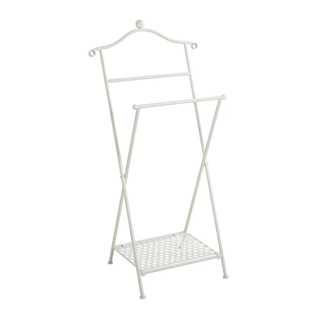 Valet de chambre blanc vintage