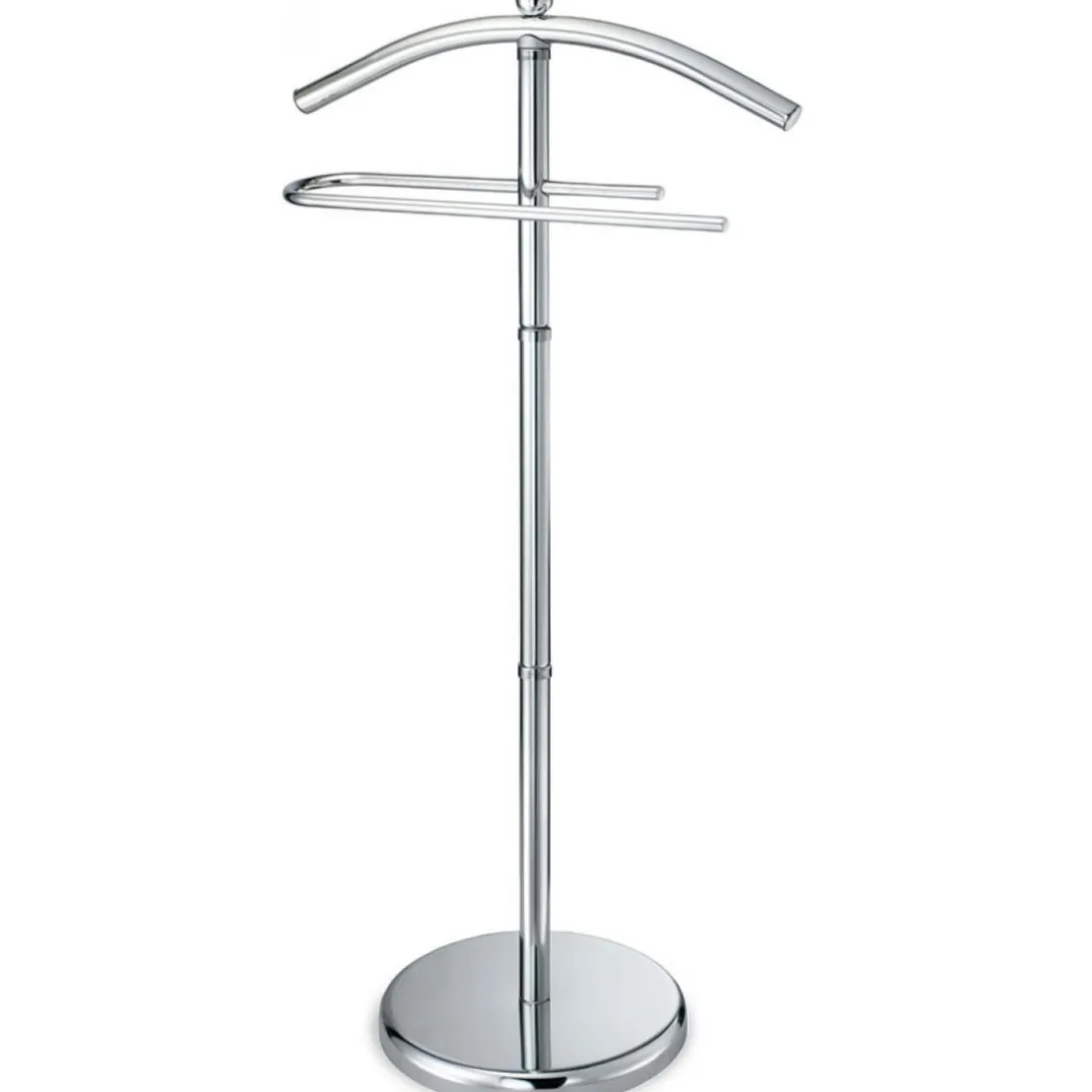 Valet De Chambre En Métal Coloris Argent H109cm EASY