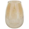 Vase Alexis transparent Doré
