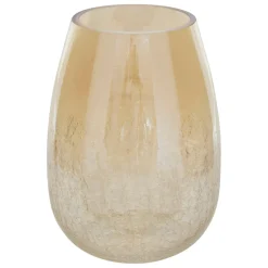 Vase Alexis transparent Doré