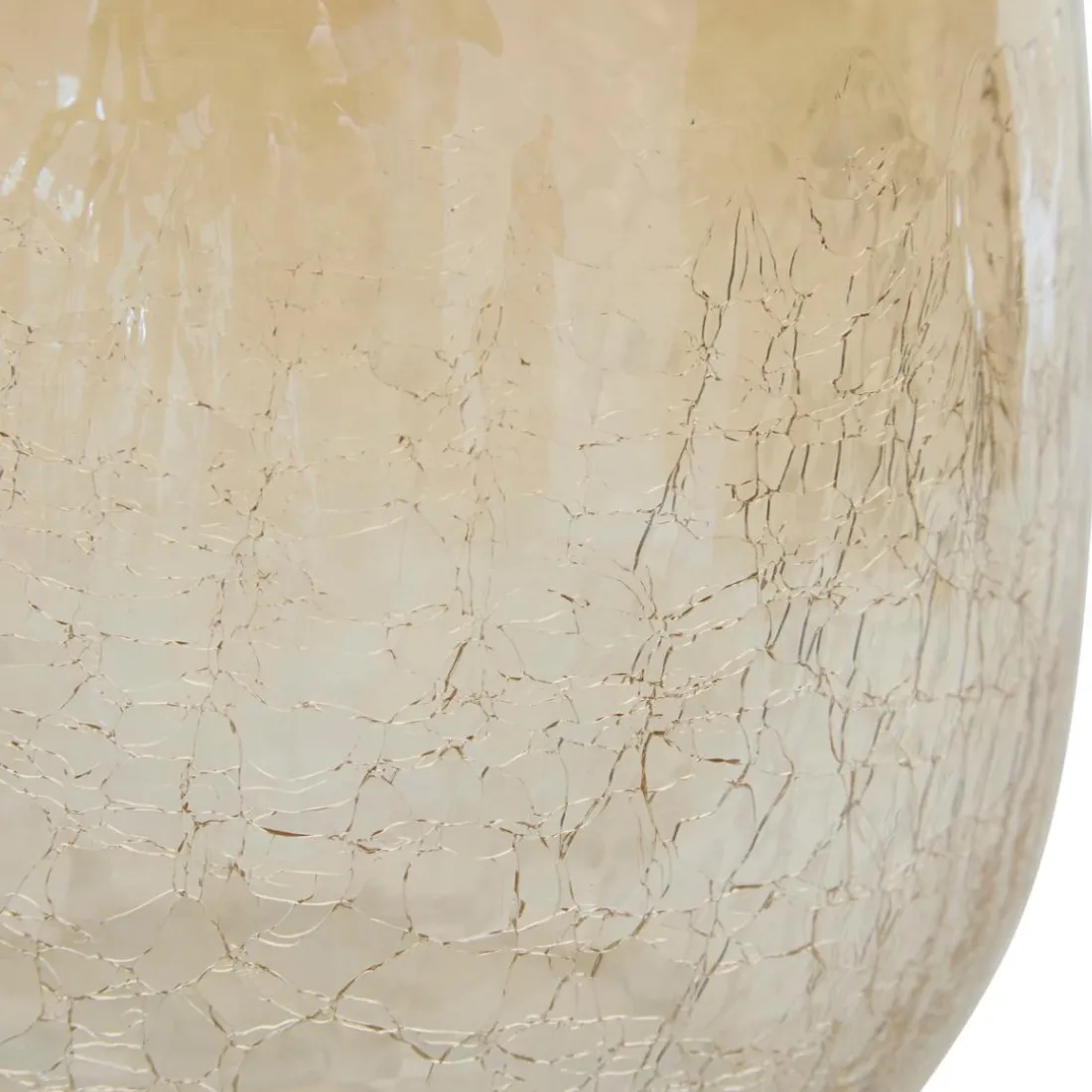 Vase Alexis transparent Doré