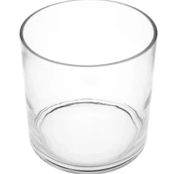 Vase cylindre verre H18 cm