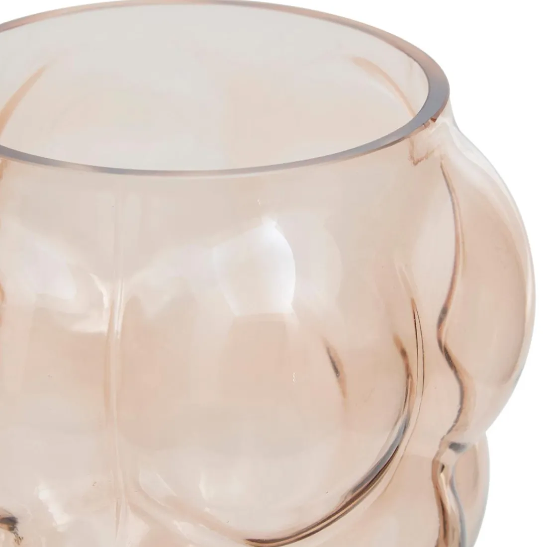 Vase Edia rose clair