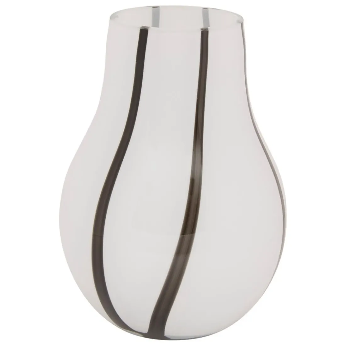 Vase Piero noir et blanc