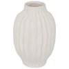 Vase strié