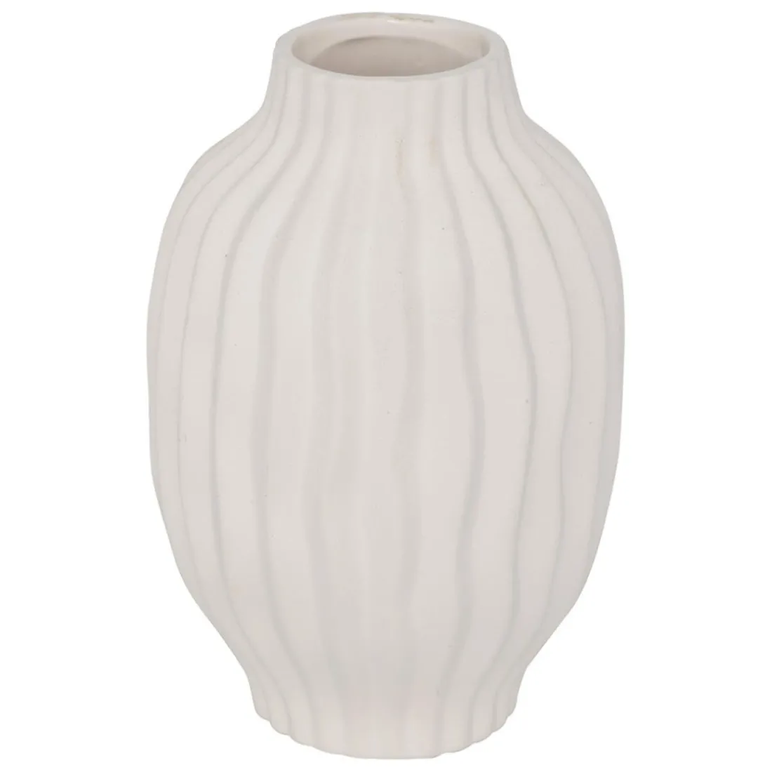 Vase strié