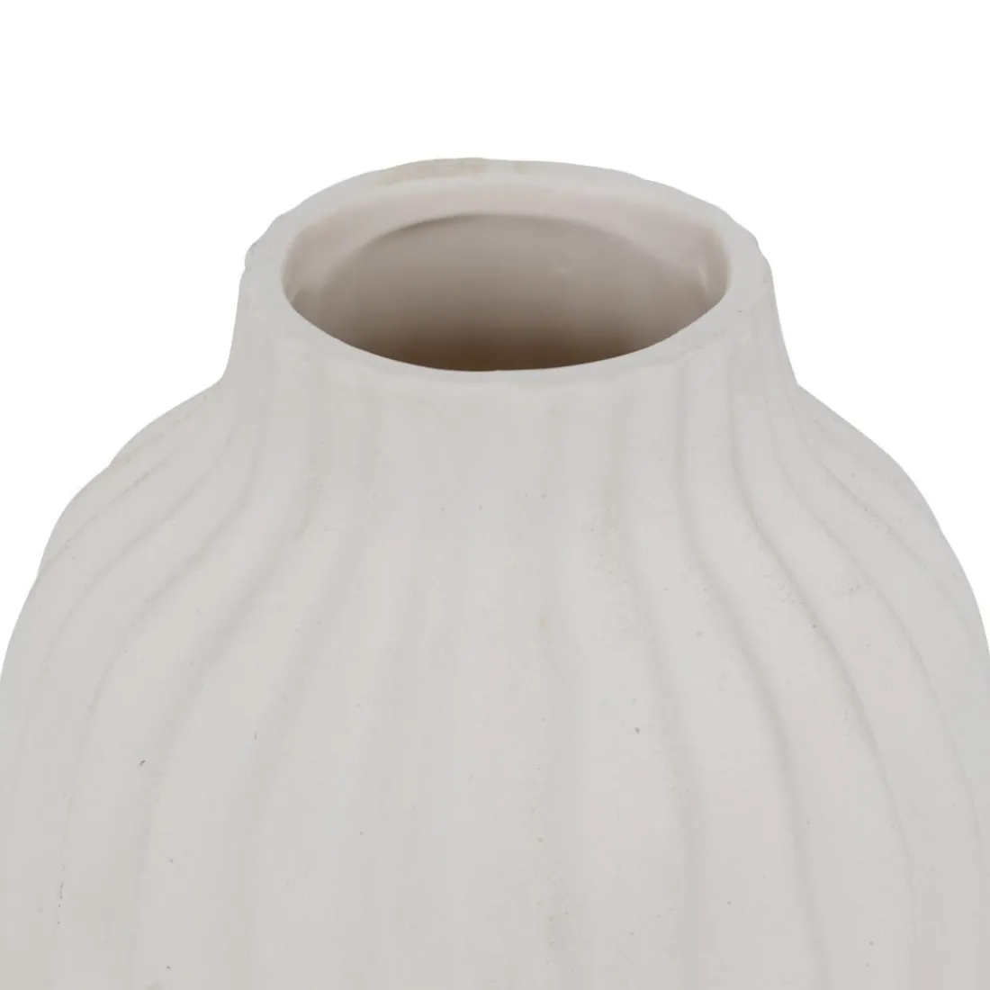 Vase strié