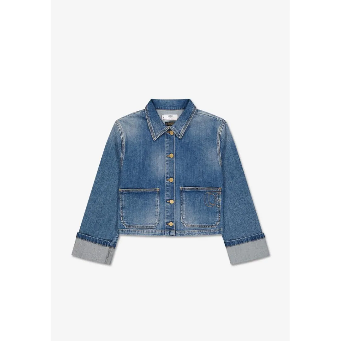 Veste ALESKA bleu en coton Rose