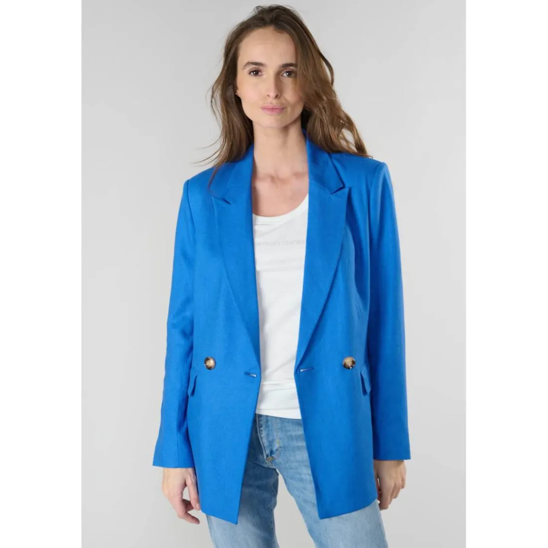Veste BEKY bleu Mae en viscose