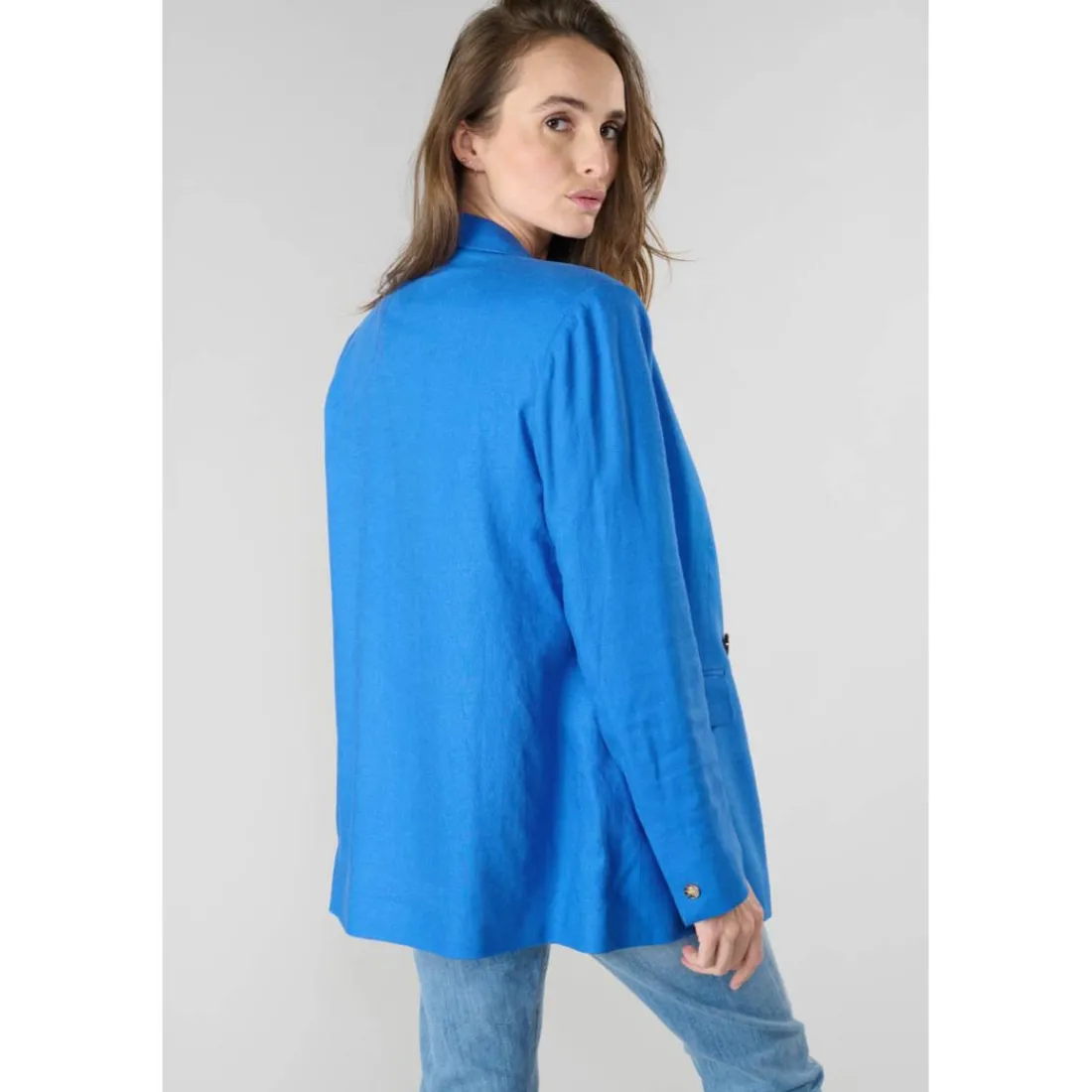 Veste BEKY bleu Mae en viscose
