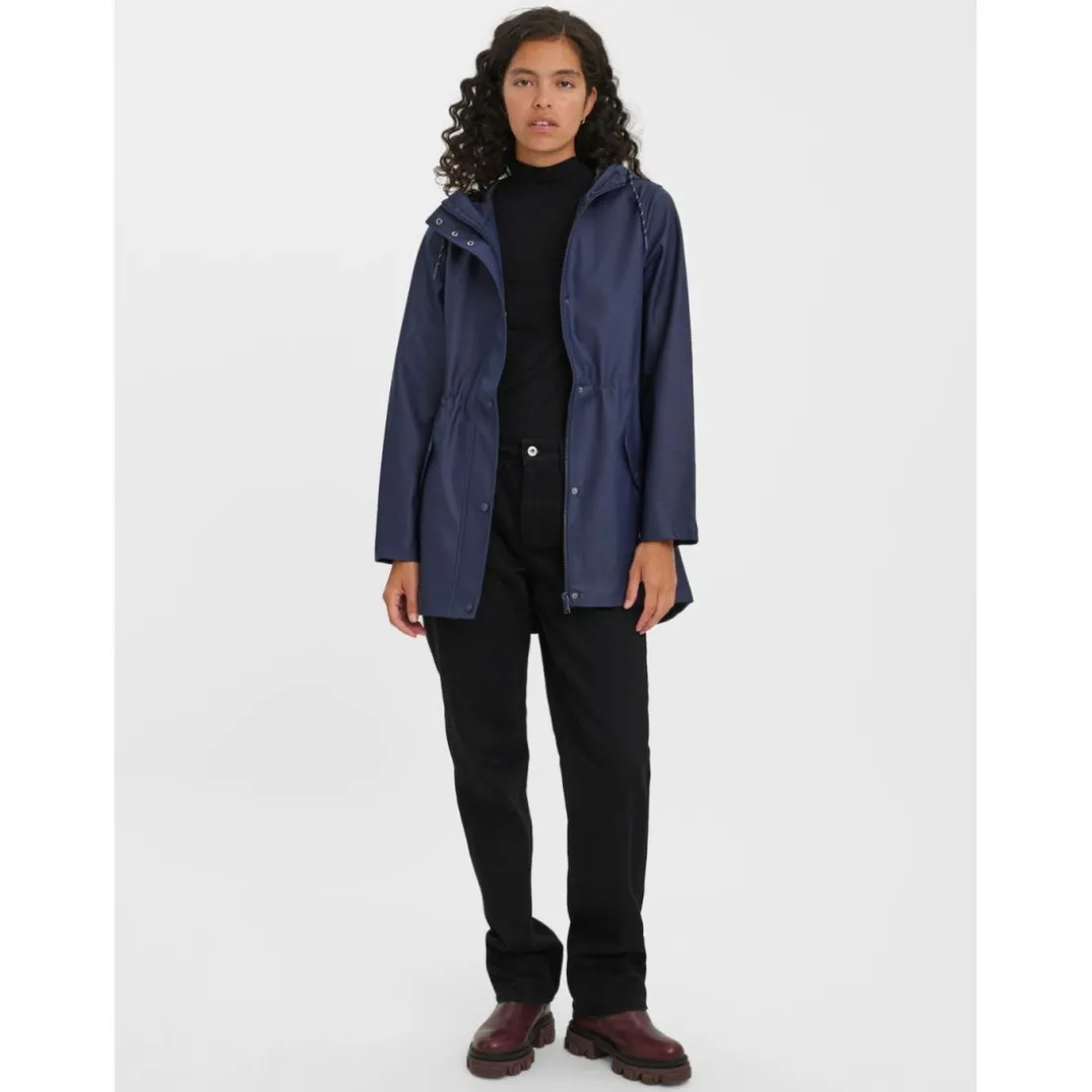 Veste capuche - Bleue