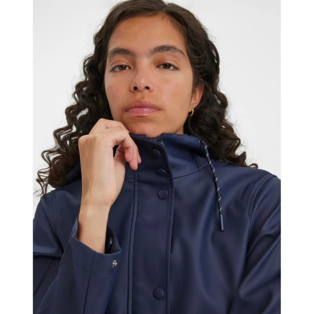 Veste capuche - Bleue