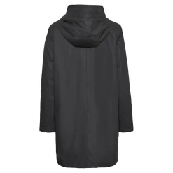 Veste Capuche Au-dessus du genou gris