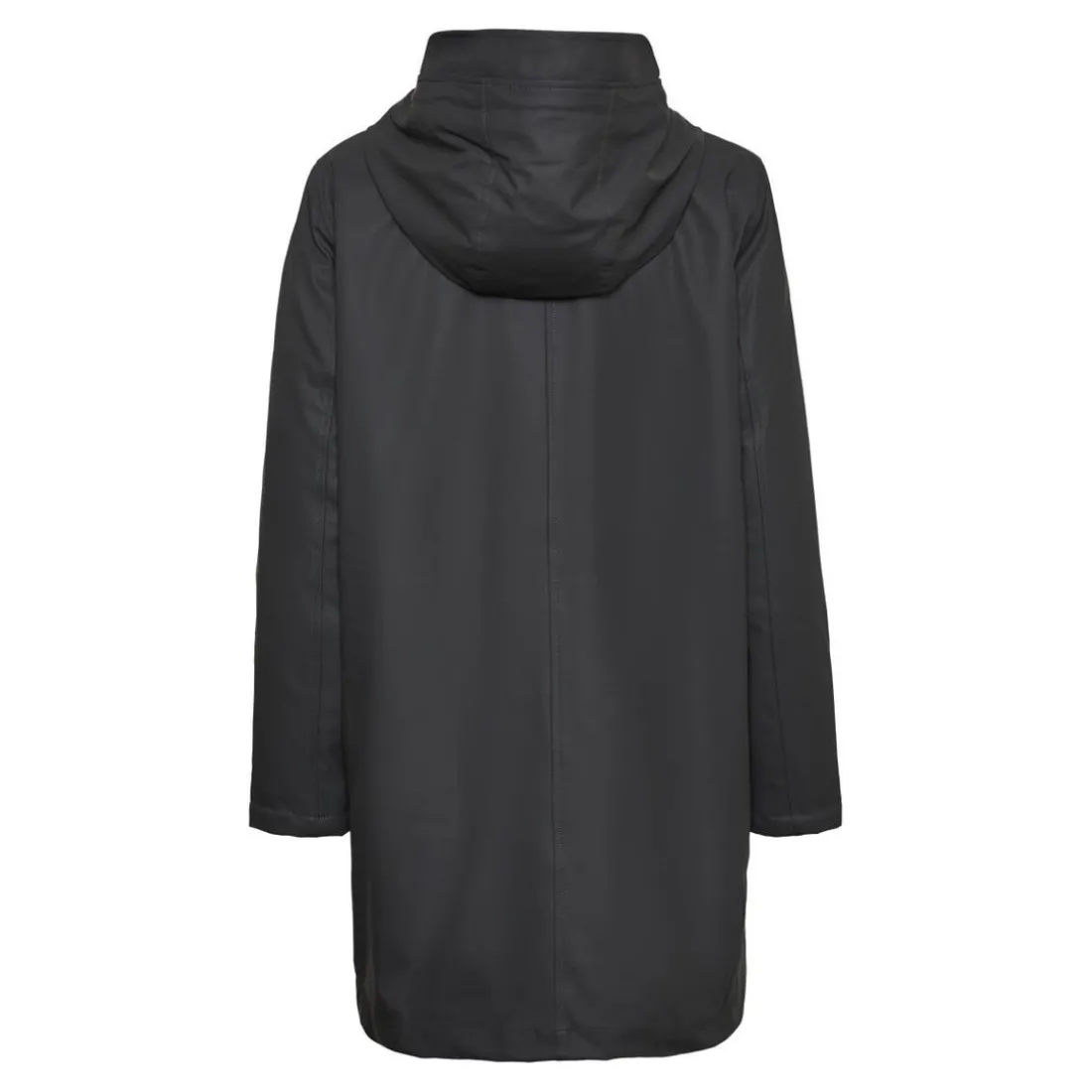 Veste Capuche Au-dessus du genou gris