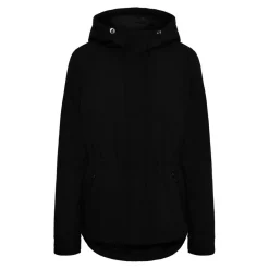 Veste Capuche Manches longues Court noir Mila