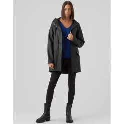 Veste Capuche Manches longues noir Mae