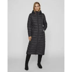 Veste capuche noir Ines