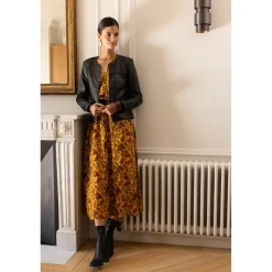 Veste cintrée effet cuir 3 Suisses femme - Noir