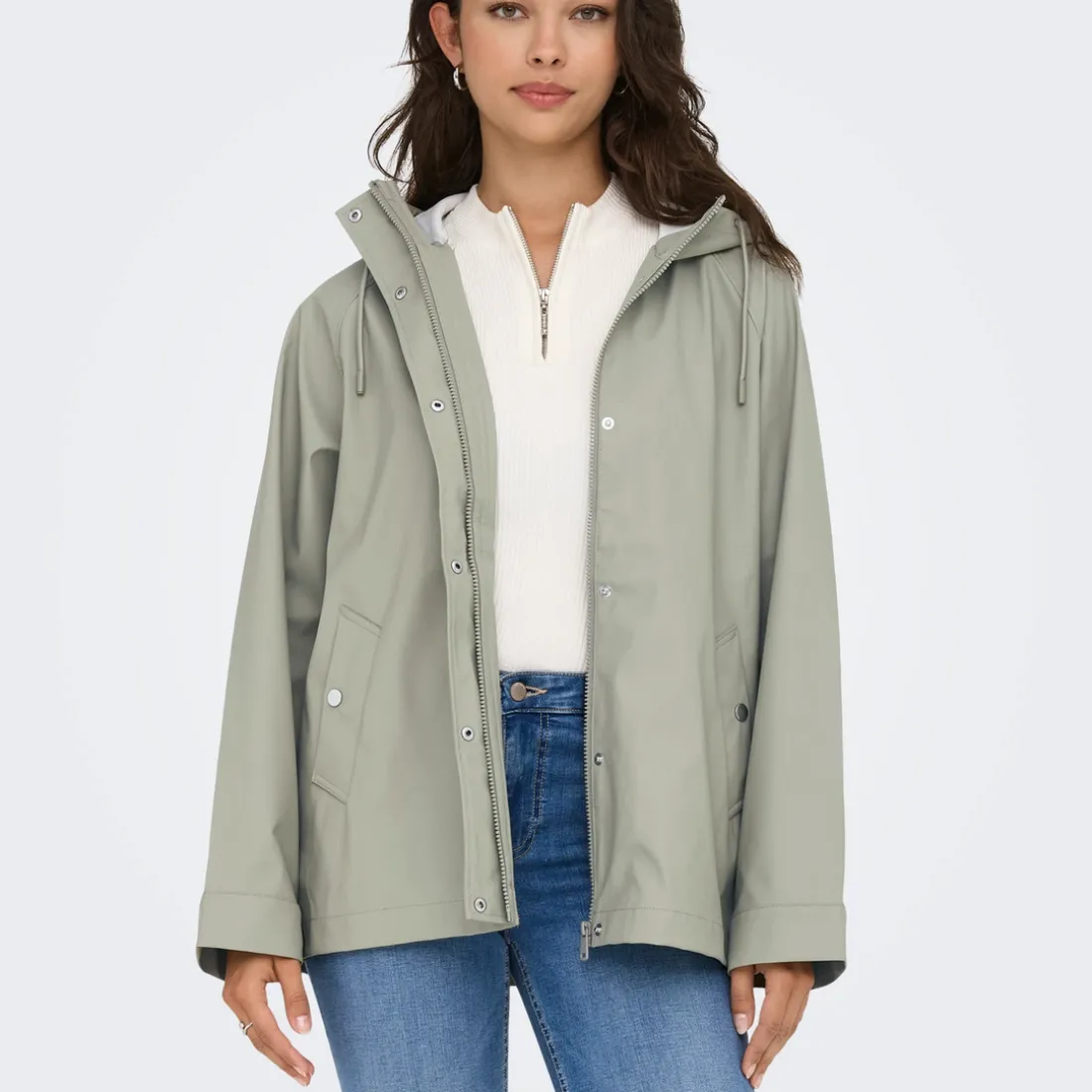 Veste de pluie ONLELISA - Gris Quin