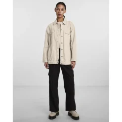 Veste en jean blanc Tia