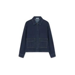 Veste en jean brut