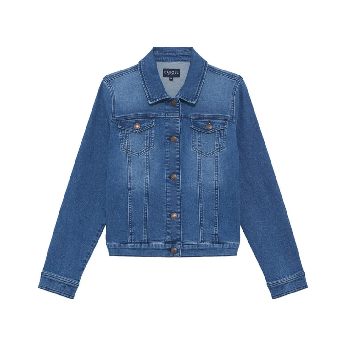 Veste en jean femme bleu