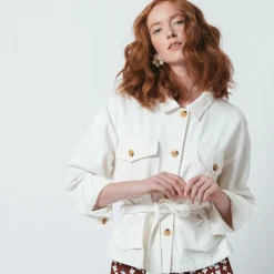 Veste en jean Marine