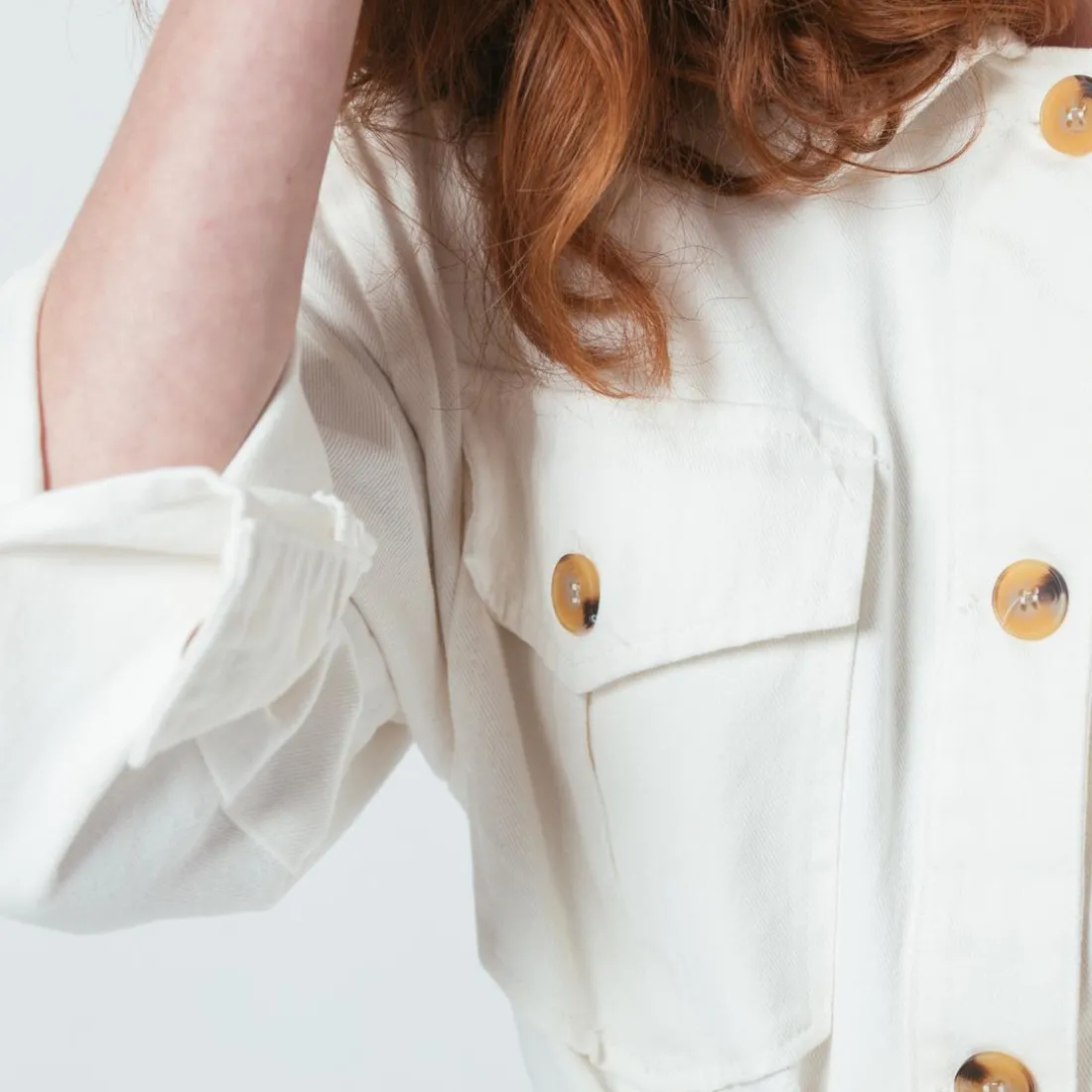 Veste en jean Marine