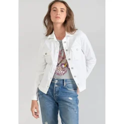 Veste en jeans Lilly blanche