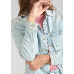 Veste en jeans Lilly bleu très clair