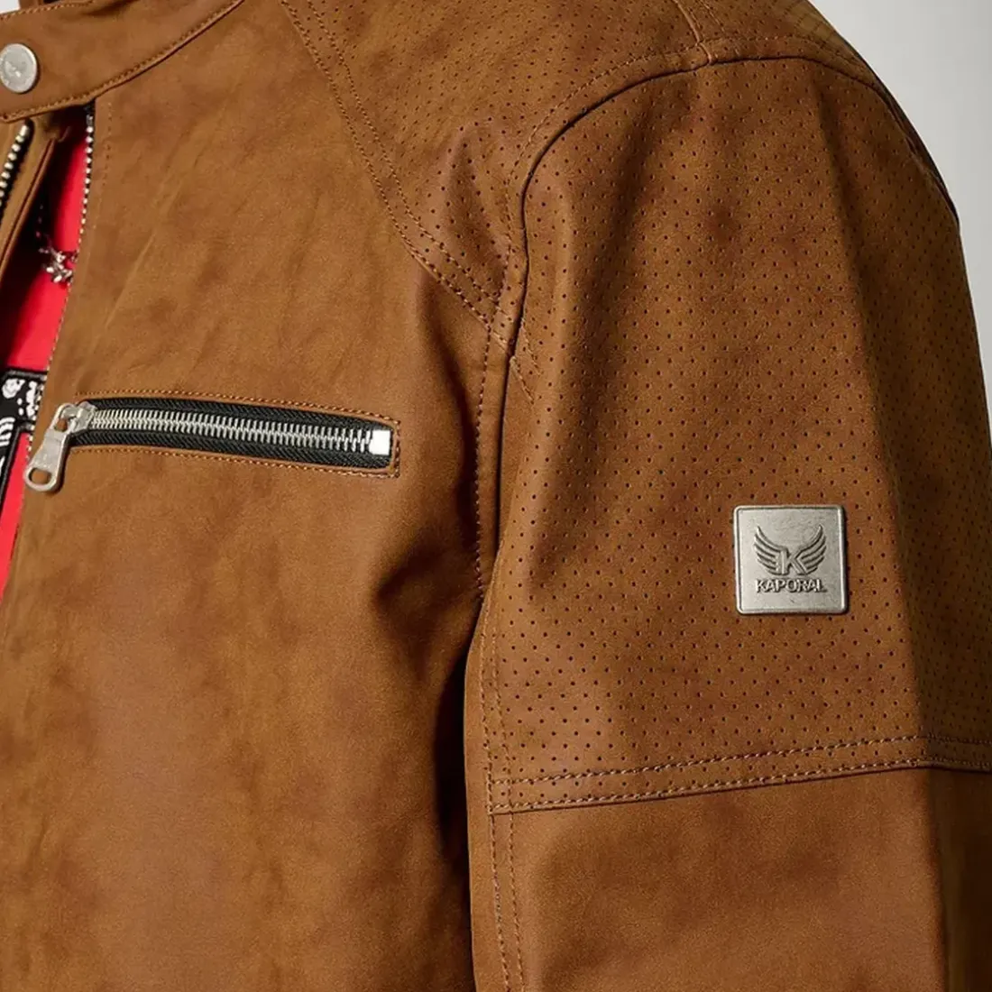 Veste en viscose LIRAK Camel