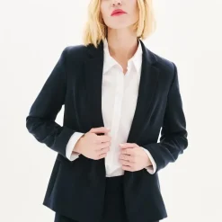 Veste femme bleu marine noir