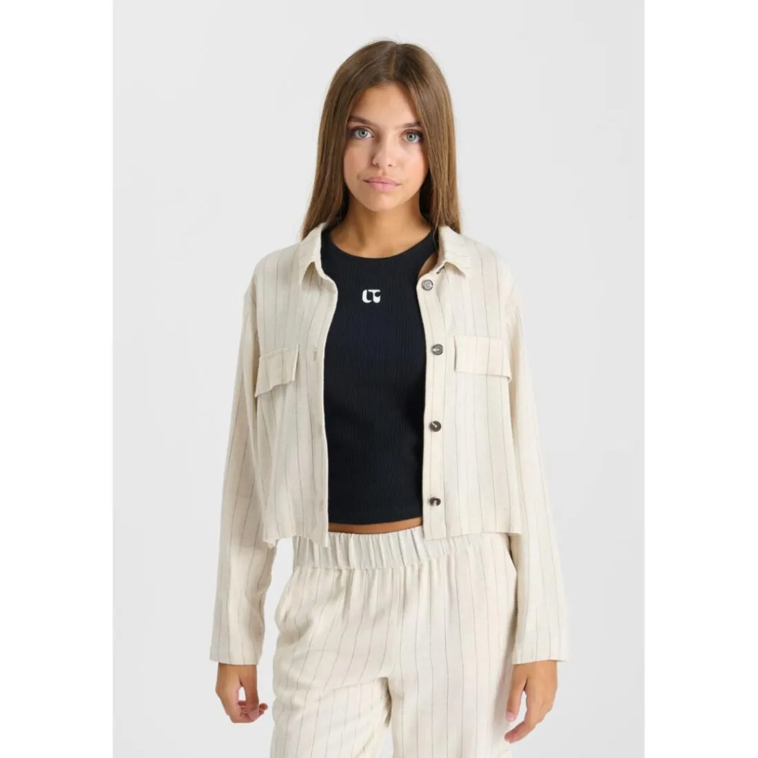 Veste fille MERIDAGI beige Lola
