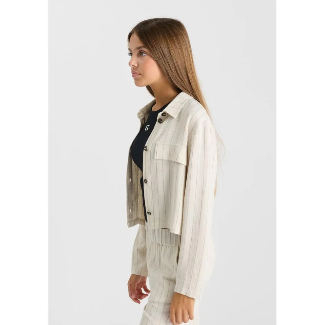 Veste fille MERIDAGI beige Lola