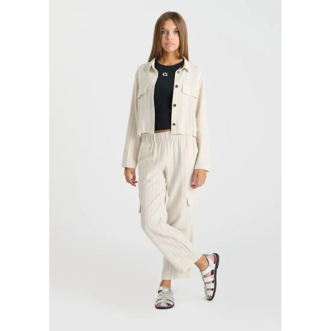 Veste fille MERIDAGI beige Lola