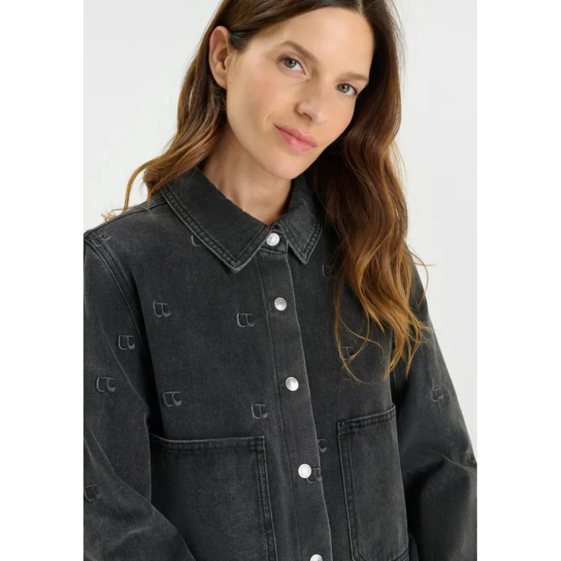 Veste gris Gigi en coton