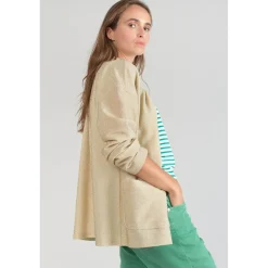 Veste kimono Sobrado doré jaune