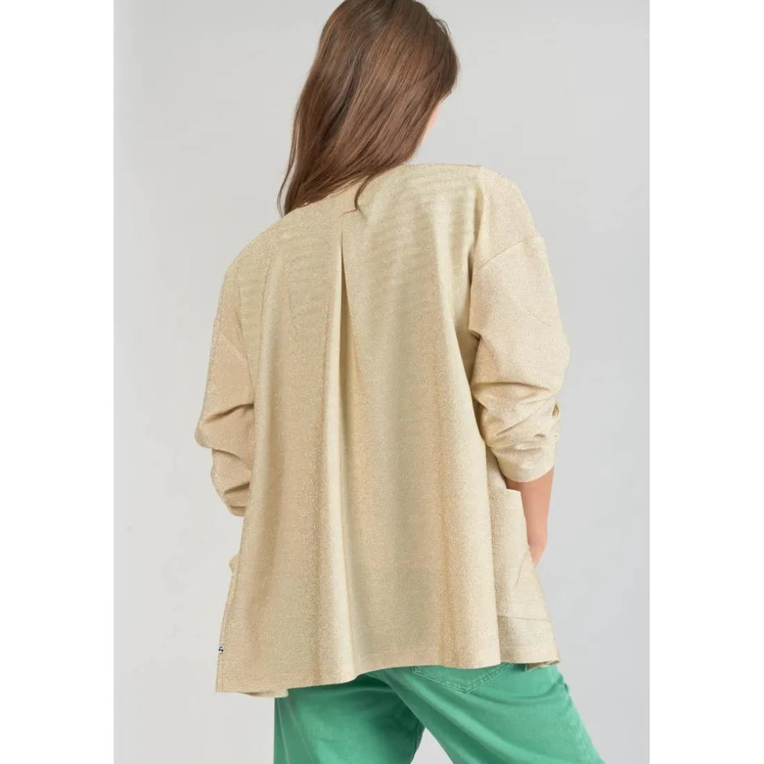 Veste kimono Sobrado doré jaune