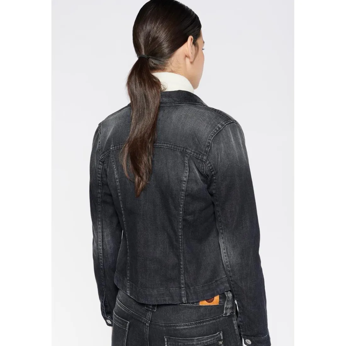 Veste Lilly en jeans noir
