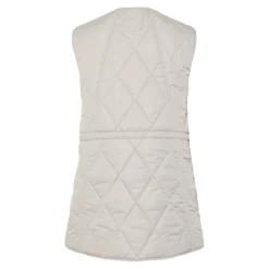 Veste manches courtes matelassée Stella gris Lucie