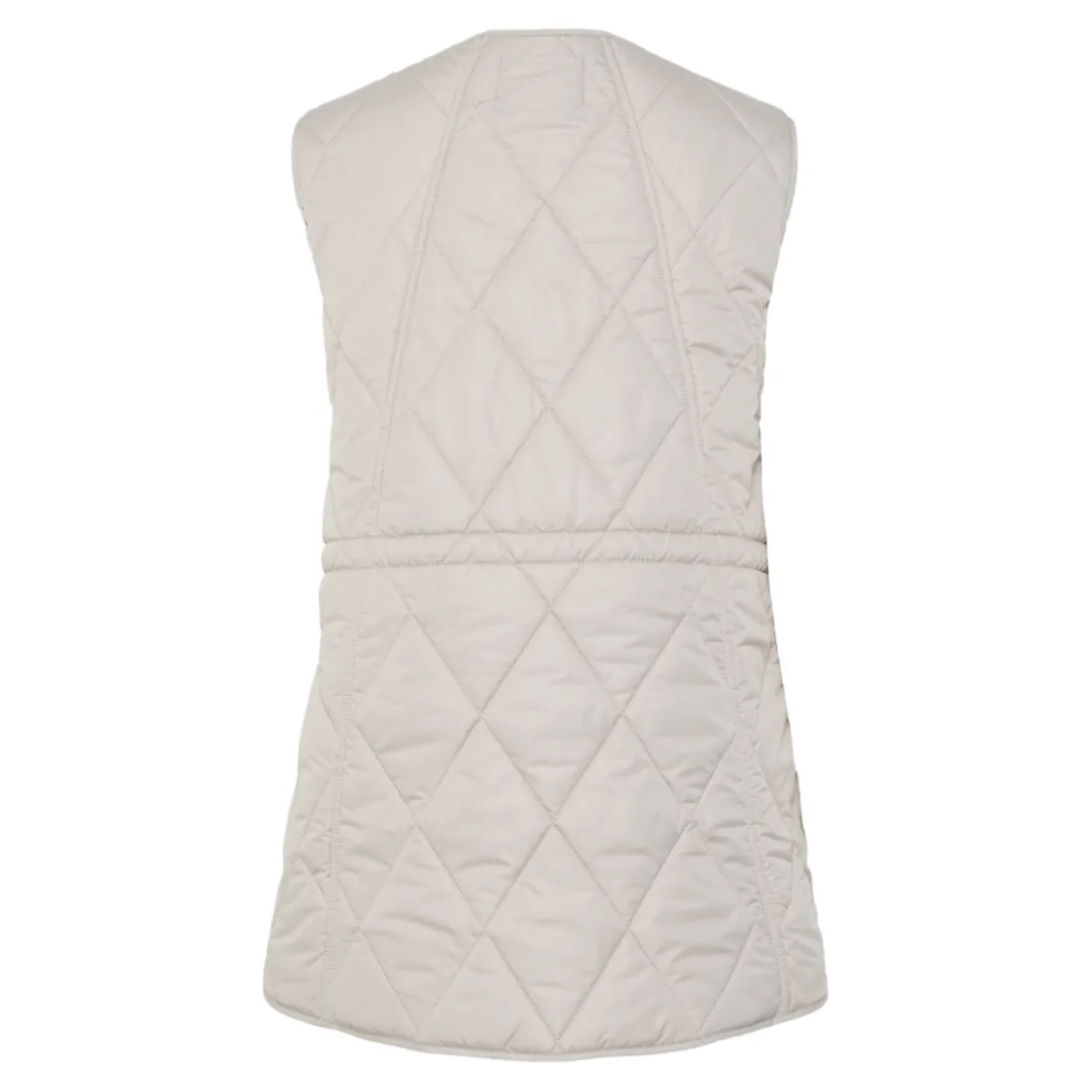 Veste manches courtes matelassée Stella gris Lucie