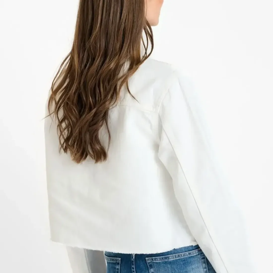 Veste MANUELA blanc Lou en coton