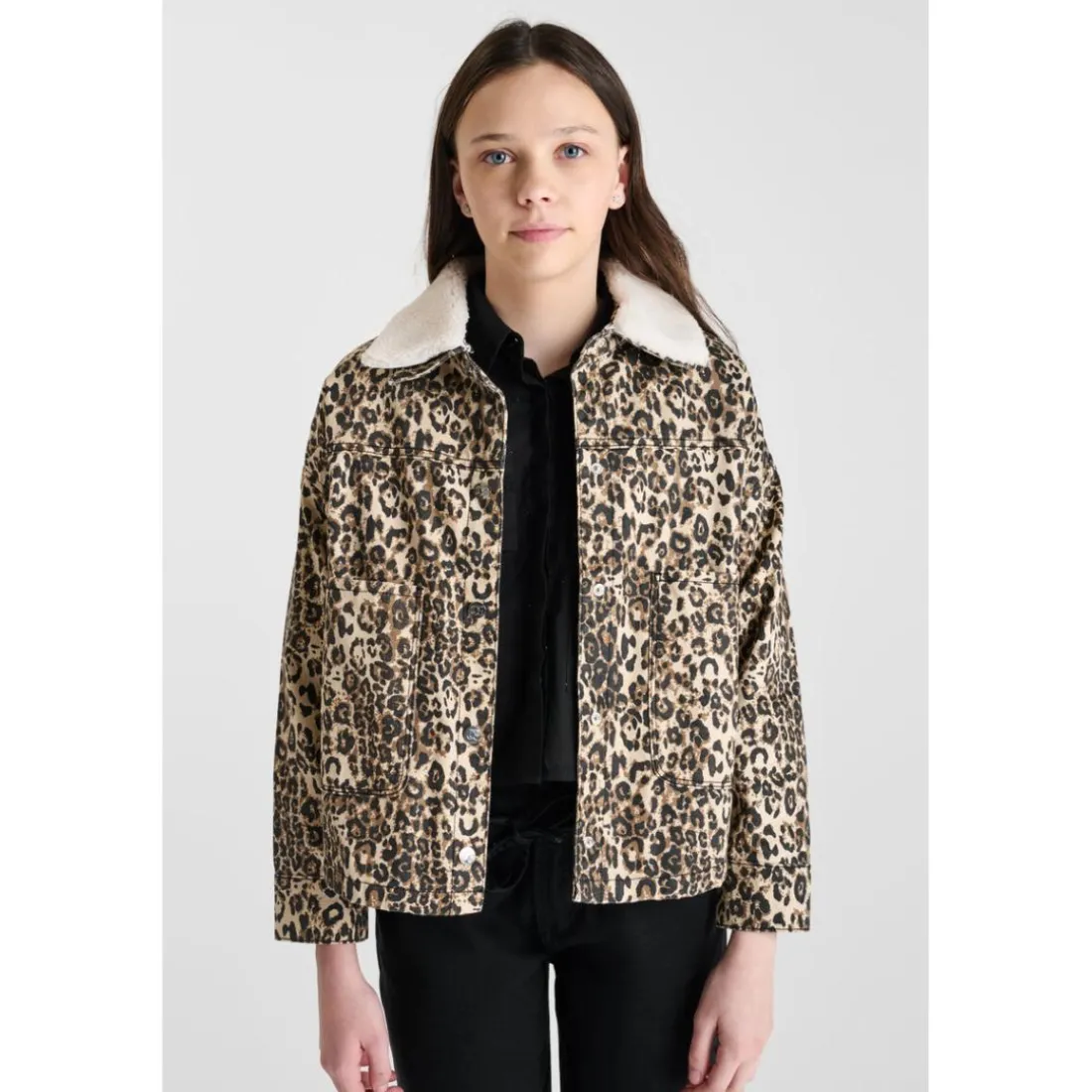 Veste marron Eve en coton