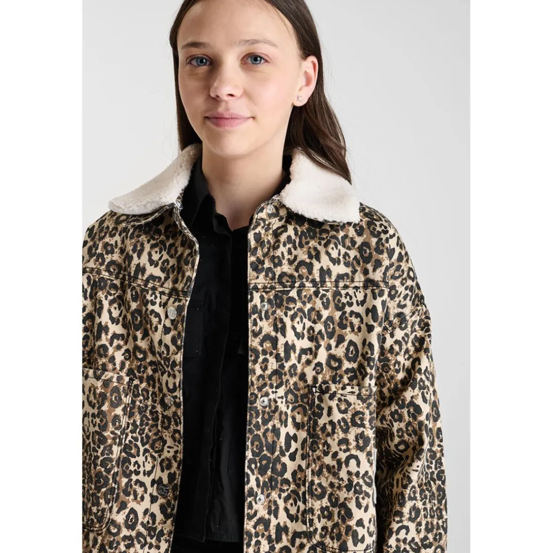 Veste marron Eve en coton