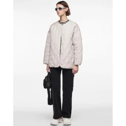 Veste matelassée gris